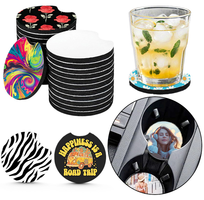 10/20 шт. заготовок для сублим – обзор и цена Coaster Sublimation Blank